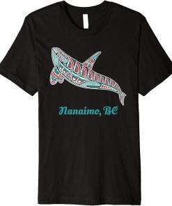 Nanaimo British Columbia Upward Orca Killer Whale Native Premium T-Shirt