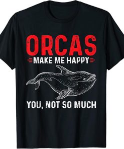 Funny Orca Lover Graphic for Women Men Kids Whale T-Shirt