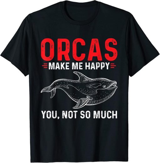 Funny Orca Lover Graphic for Women Men Kids Whale T-Shirt